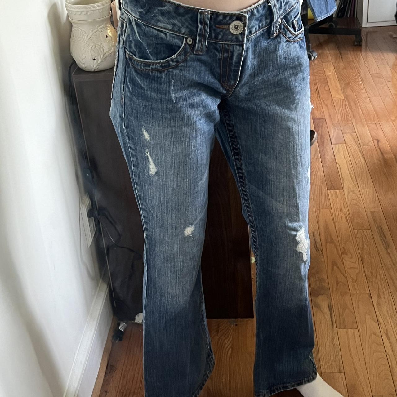 aeropostale “hailey skinny flare” dark Depop