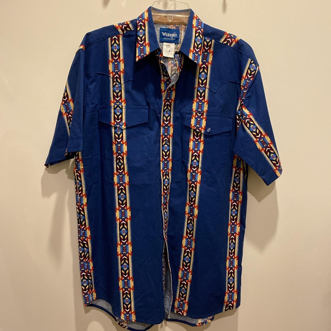 Wrangler large tall store shirt