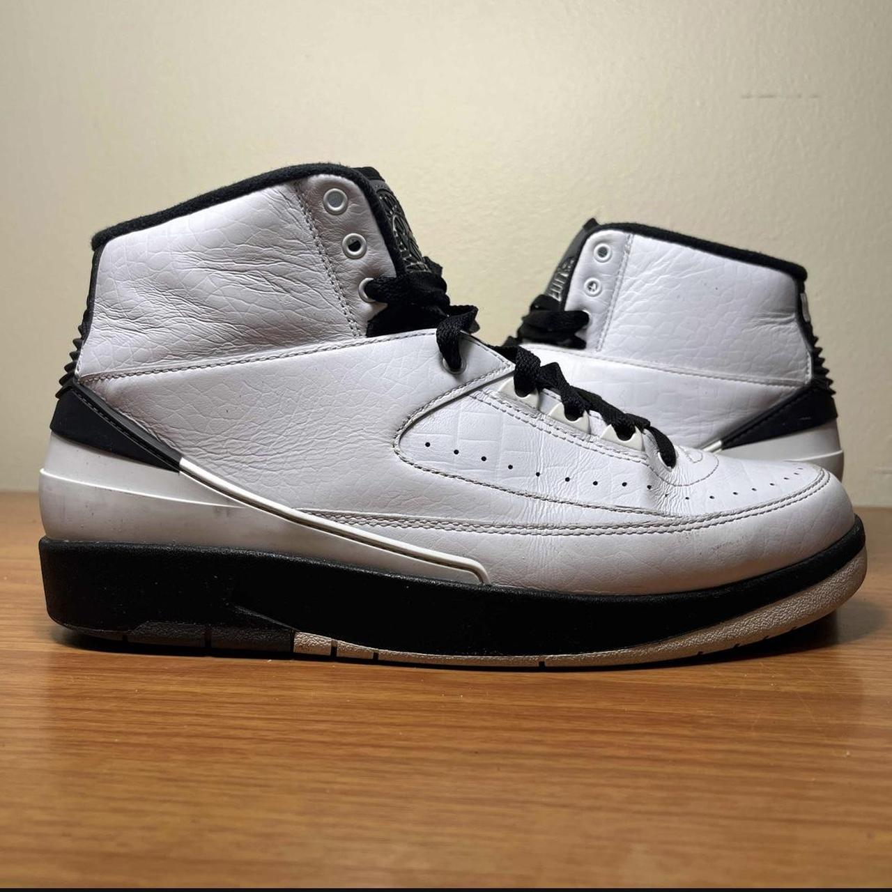 Nike Air Jordan 2 II Retro Wing It White Black Size. Depop