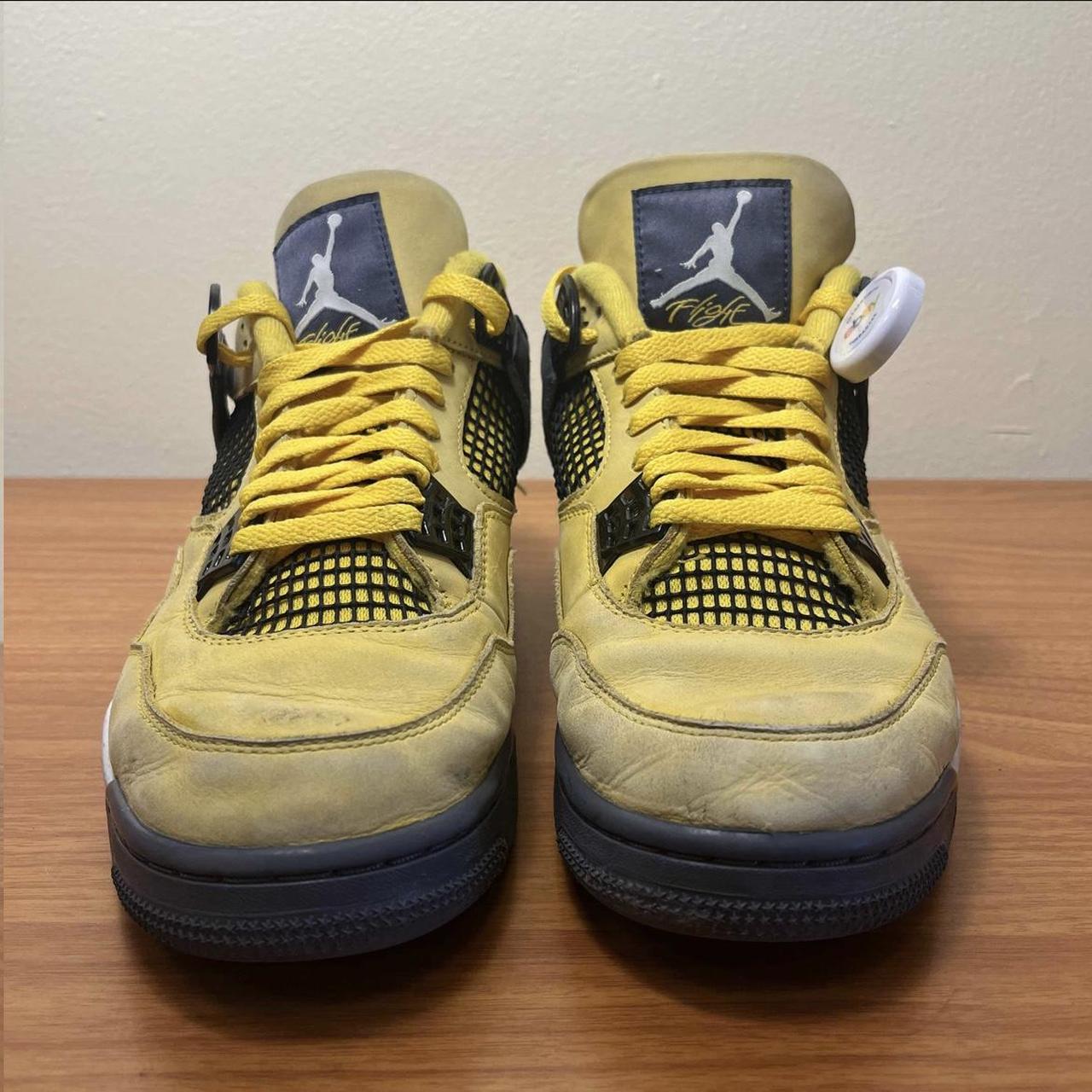 Nike Air Jordan 4 IV Retro Lightning 2021 Yellow | Depop