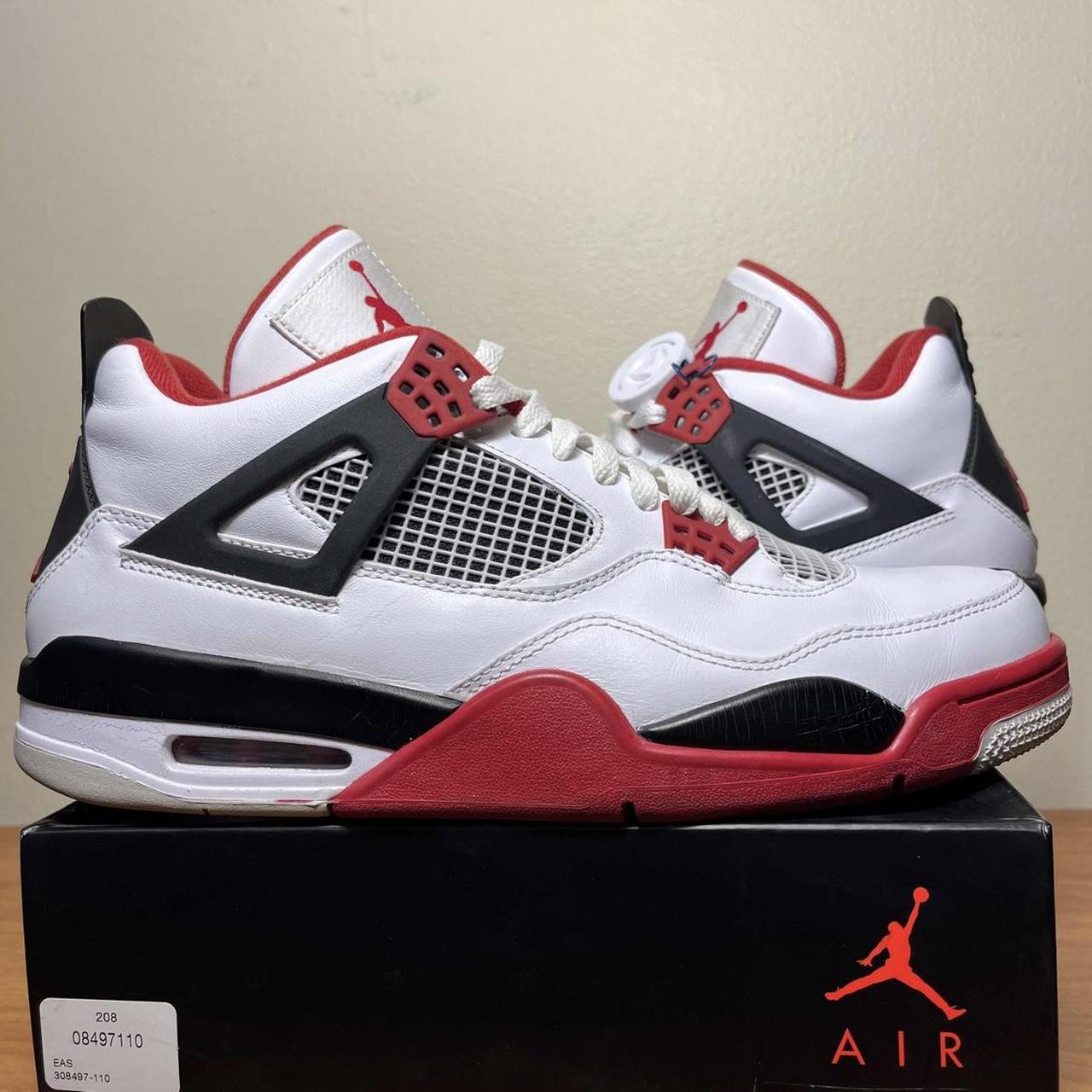 Nike Air Jordan IV Retro OG Fire Red 2012 Size Depop