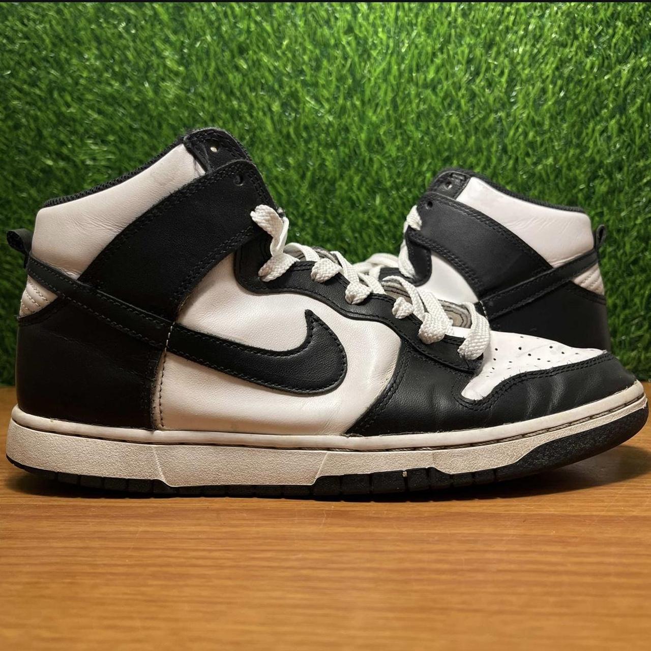 Nike Dunk High Hi Black White Men s Size 9 Sneakers. Depop