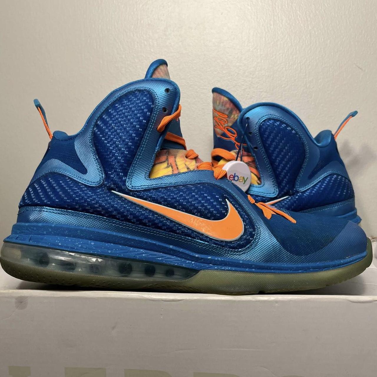 lebron blue orange