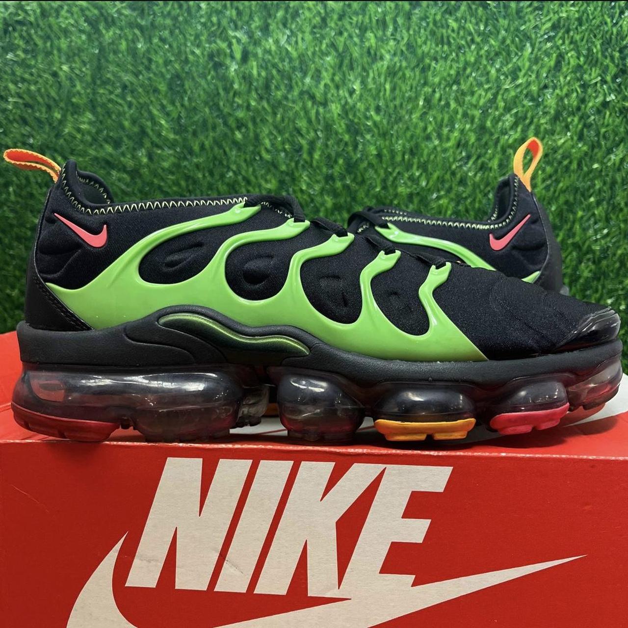 Nike air vapormax clearance plus black green