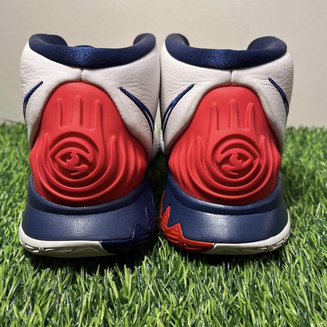 White Kyrie Rojos Nike Kyrie USA 2020 White Blue Red Size