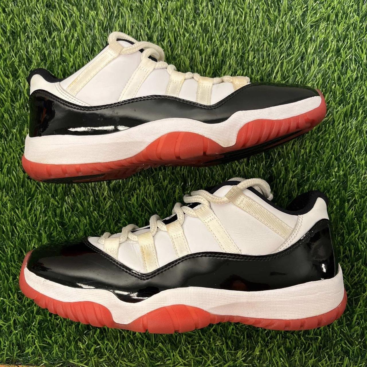 Air Jordan 11 XI Retro Low Concord-Bred White Black | Depop
