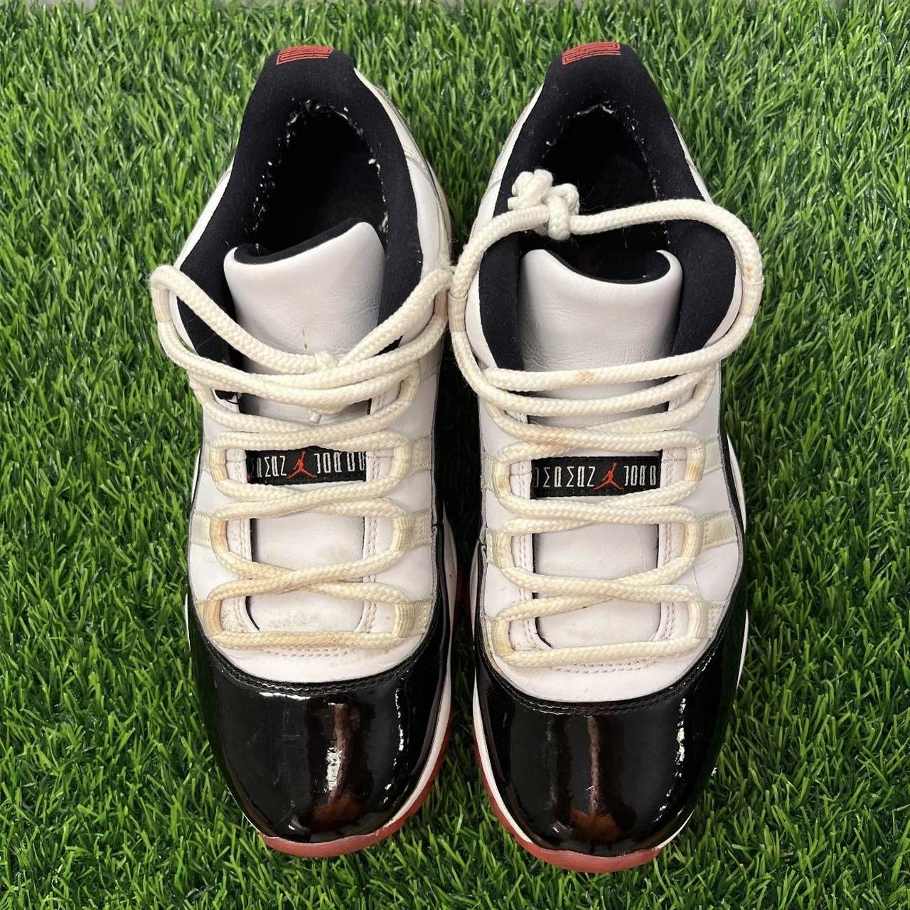 Air Jordan 11 XI Retro Low Concord-Bred White Black | Depop