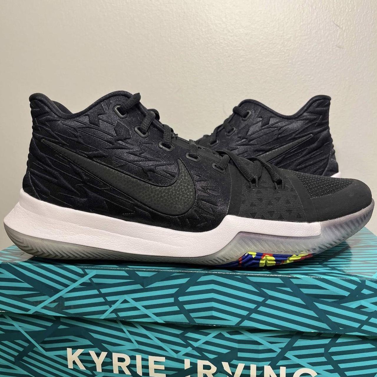 Kyrie 3 black multicolor best sale