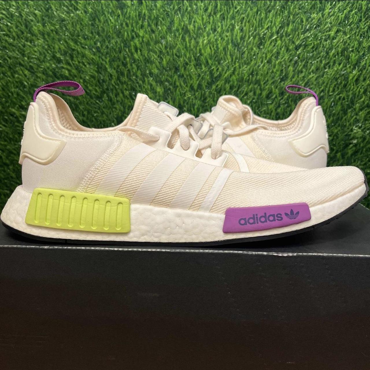 Adidas NMD R1 Chalk White Semi Solar Yellow Size 12