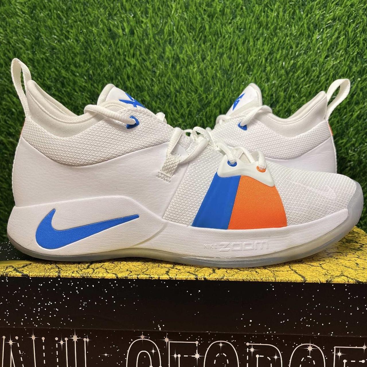 Nike PG 2 The Bait II 2018 OKC White Blue Size 12