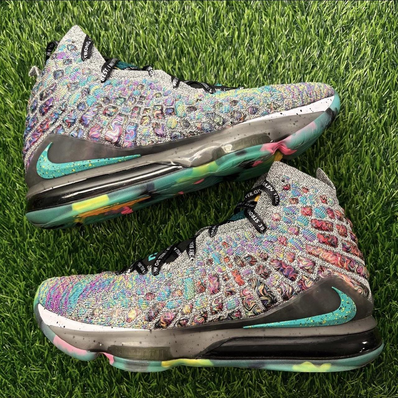 Grey Lebron 17s Shoes Men's Nike LeBron 17 “In The Arena” “Oreo