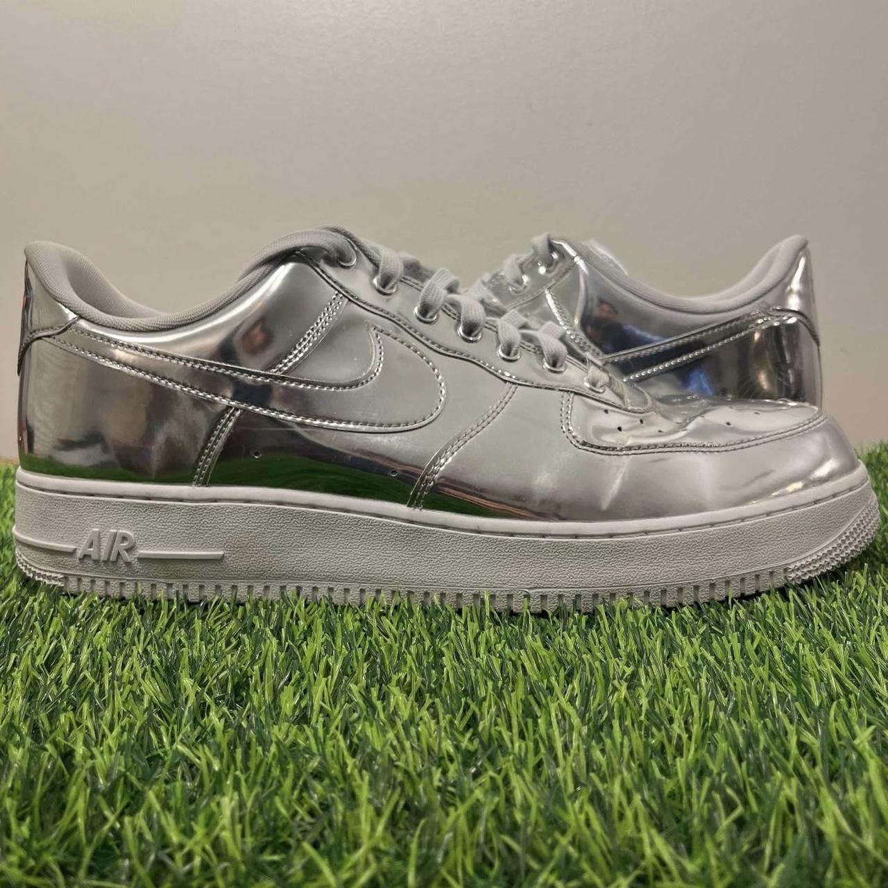 nike air force 1 liquid metal