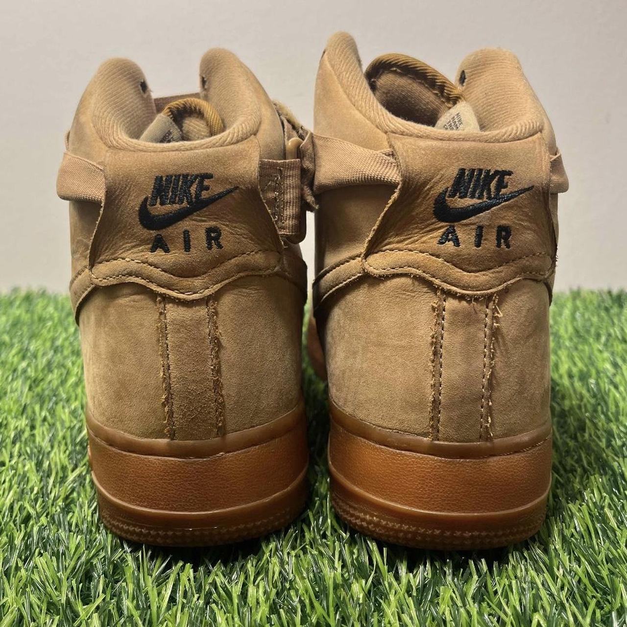 Brown Nike Air Force Lv8 Flax Womens Nike Air Force High '07 LV8