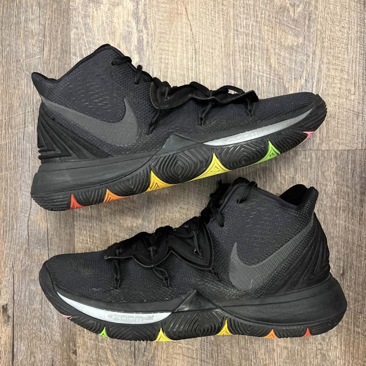kyrie black and rainbow