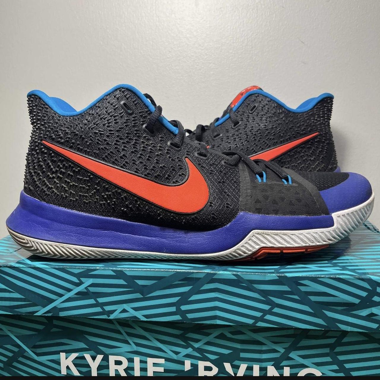 Nike Kyrie 3 Kyrache Light 2017 Black Blue Size 13 | Depop