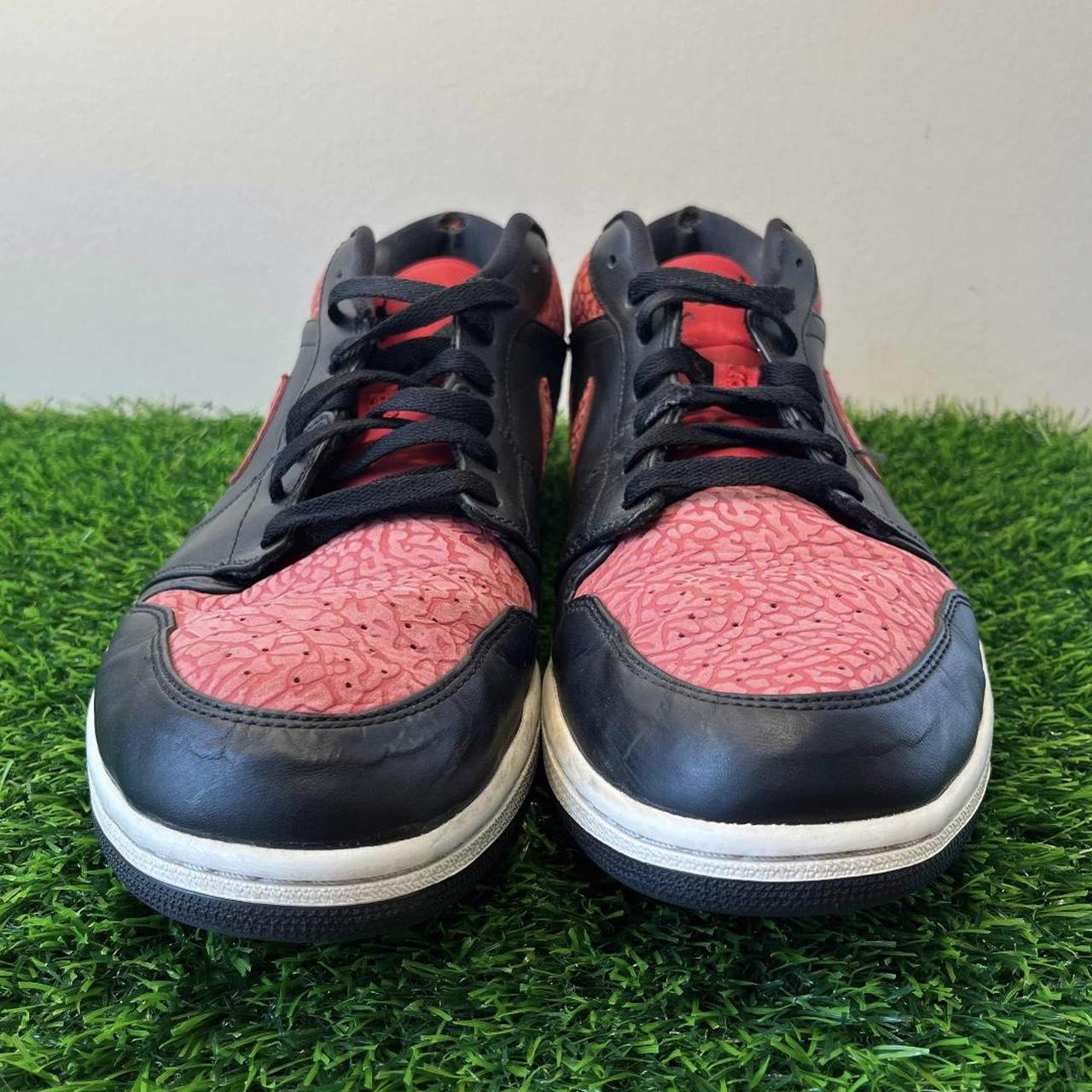 Nike Air Jordan Retro Low Bred Elephant Print Depop