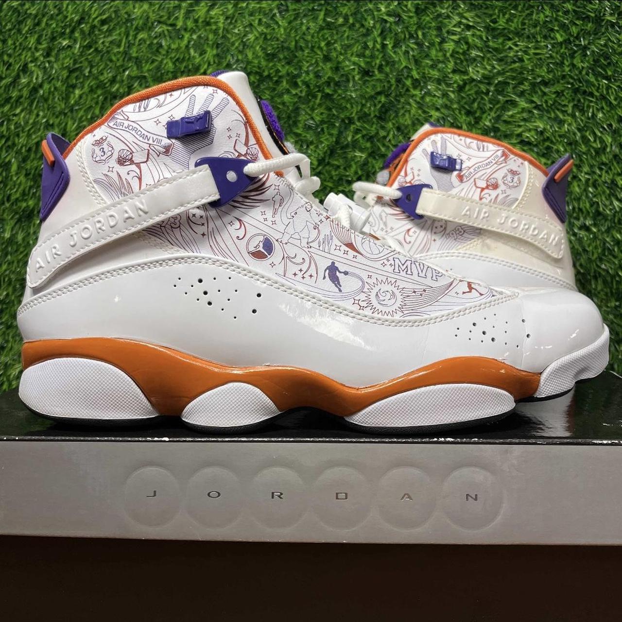 Air Jordan 6 Rings Phoenix Suns MVP 2008 White. Depop