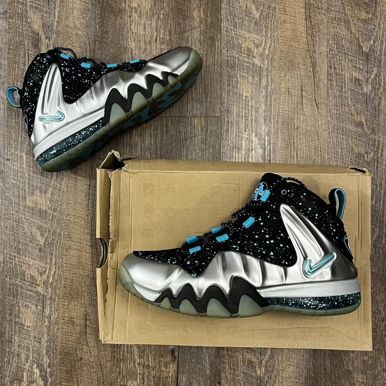 Nike Barkley Posite Max Splatter 2013 Silver Gamma. Depop