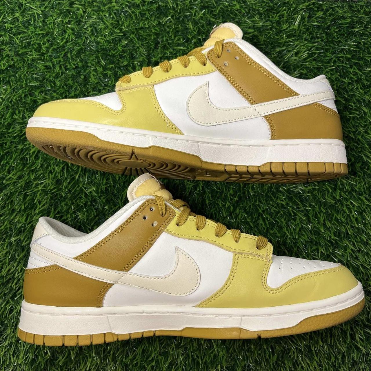Nike Dunk Low Retro Bronzine Coconut Milk Saturn | Depop