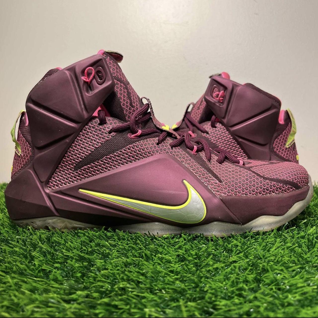 Nike LeBron 12 XII Double Helix Burgundy Size Depop