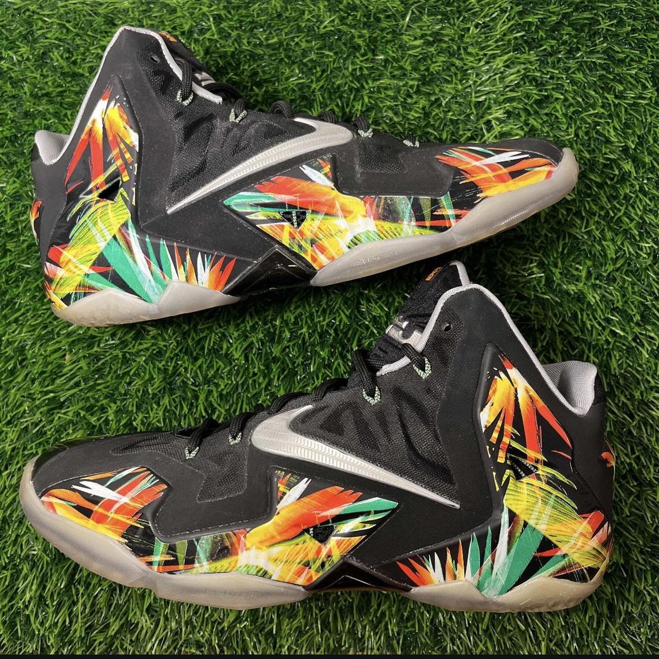 Nike LeBron 11 XI Everglades 2014 Multicolor Black. Depop