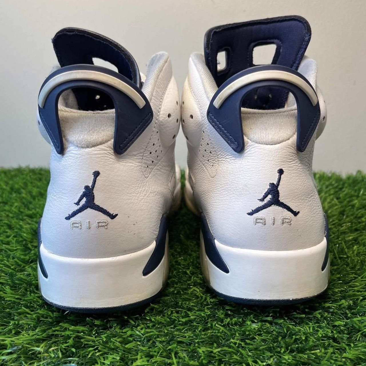 Air Jordan 6 VI Retro Midnight Navy 2022 White Size | Depop