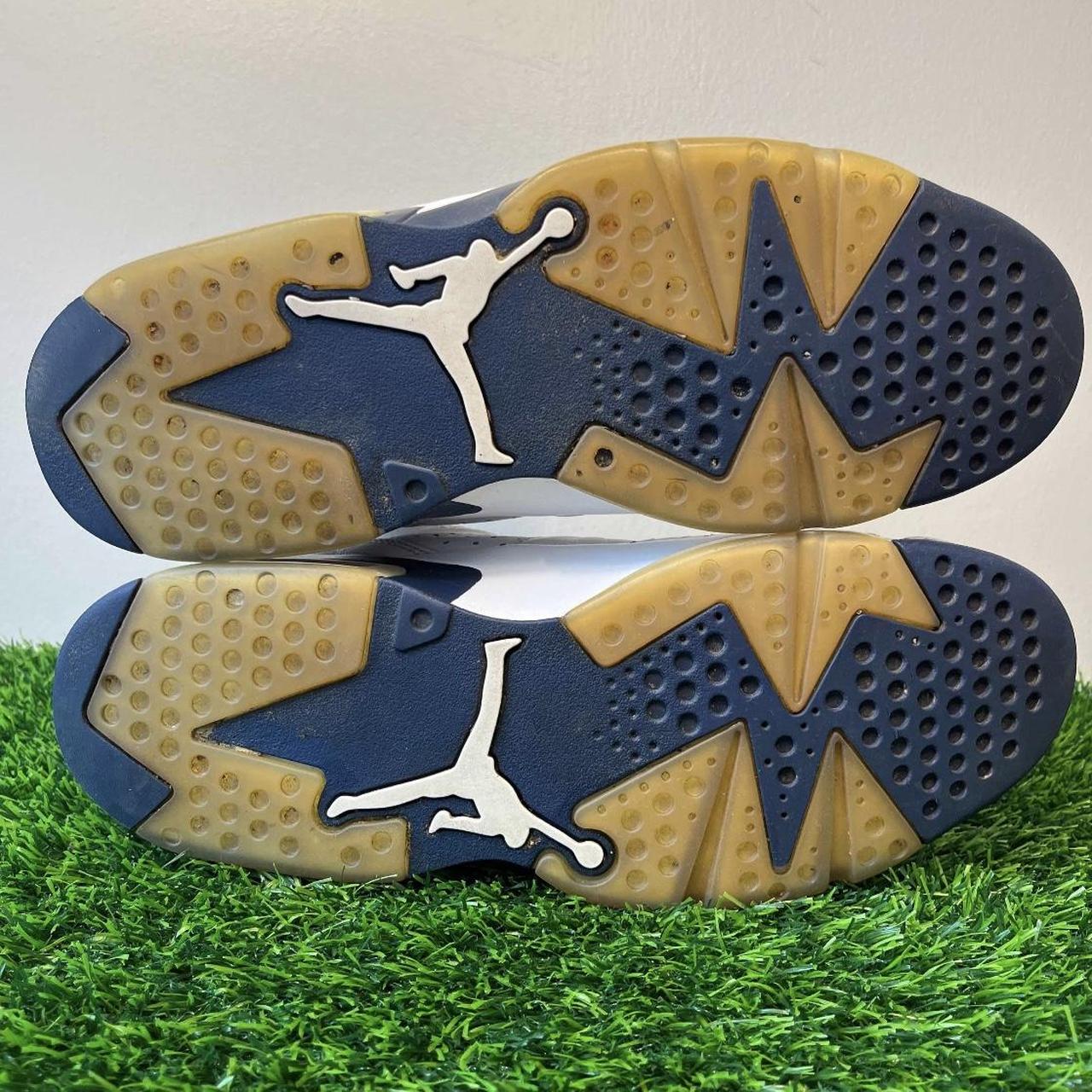 Air Jordan 6 VI Retro Midnight Navy 2022 White Size | Depop