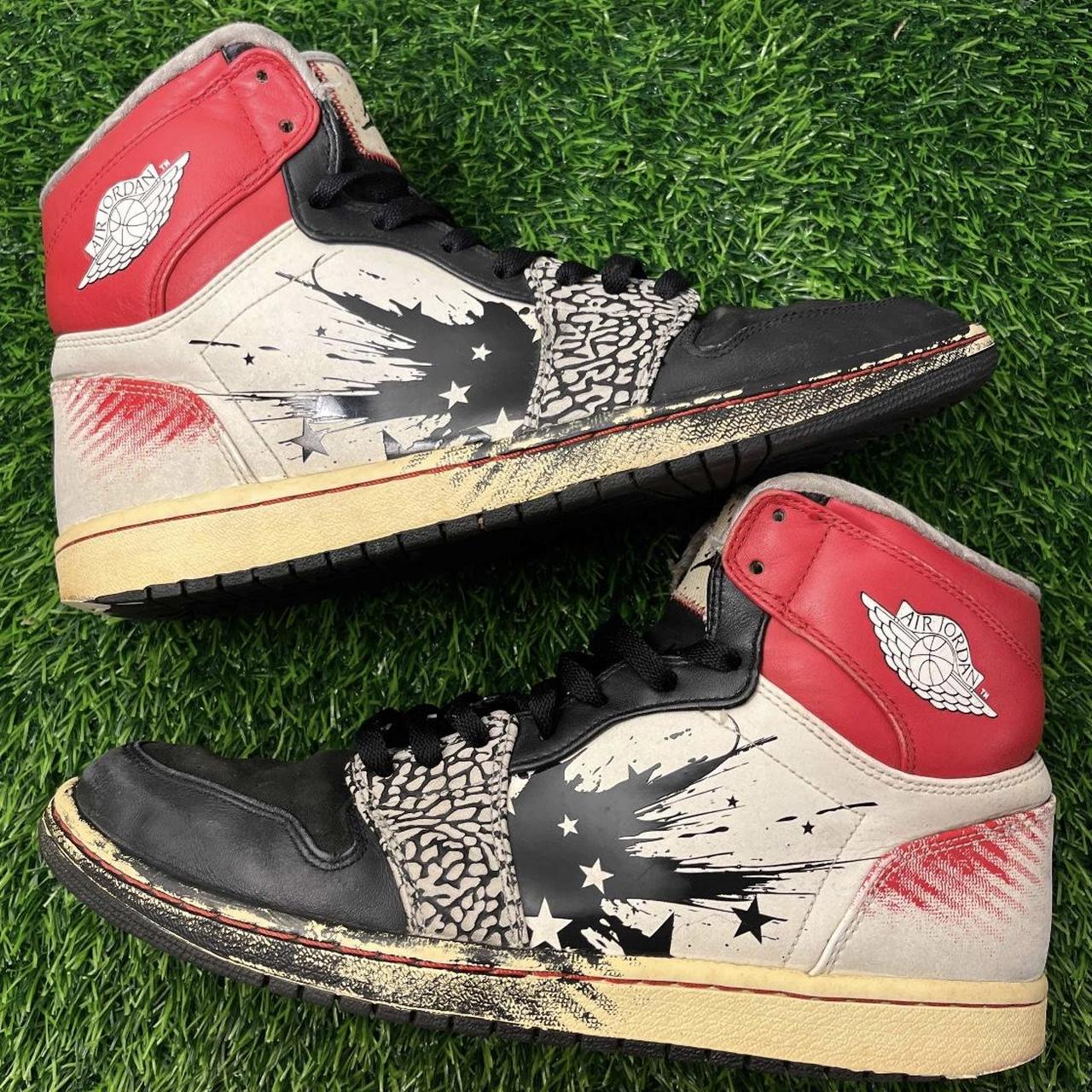 Air Jordan Retro High x Dave White Wings of Depop