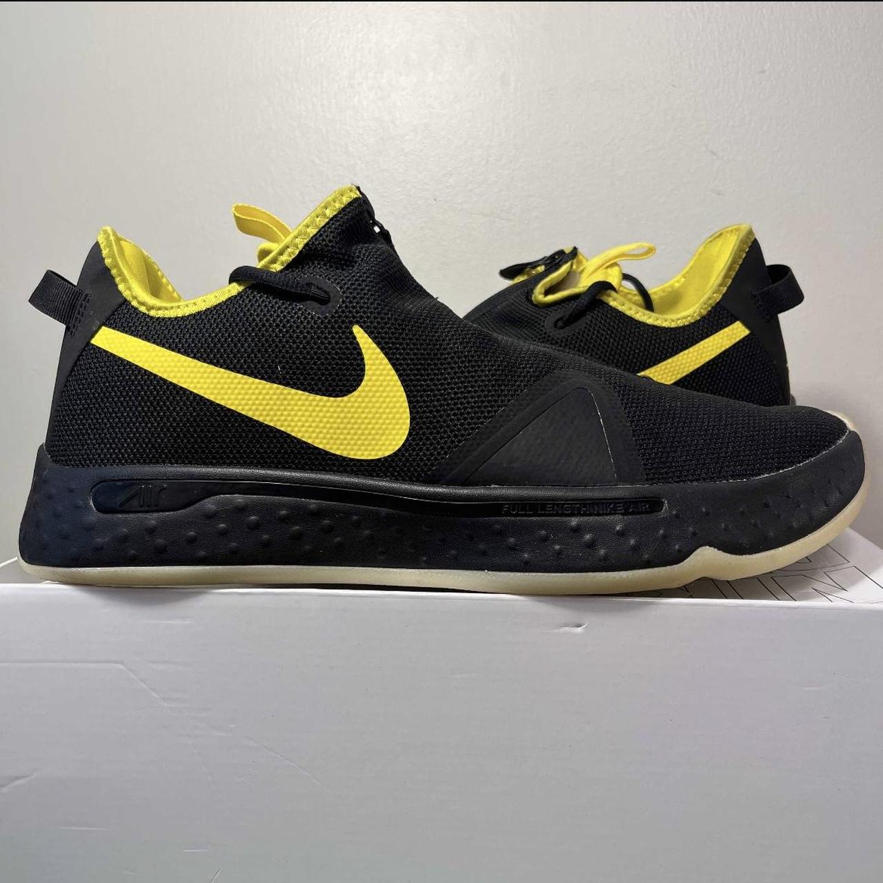 Nike PG 4 By You Black Yellow Oregon Ducks Size 15. Depop