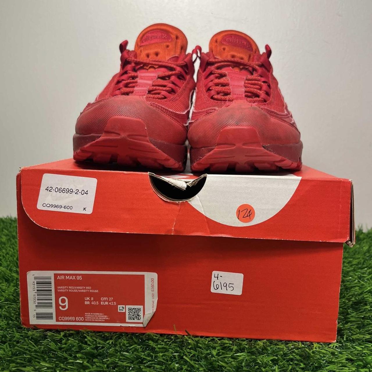 Mens Sneaker Triple Red Air Max 95 Nike Air Max 95 Triple Red Mens