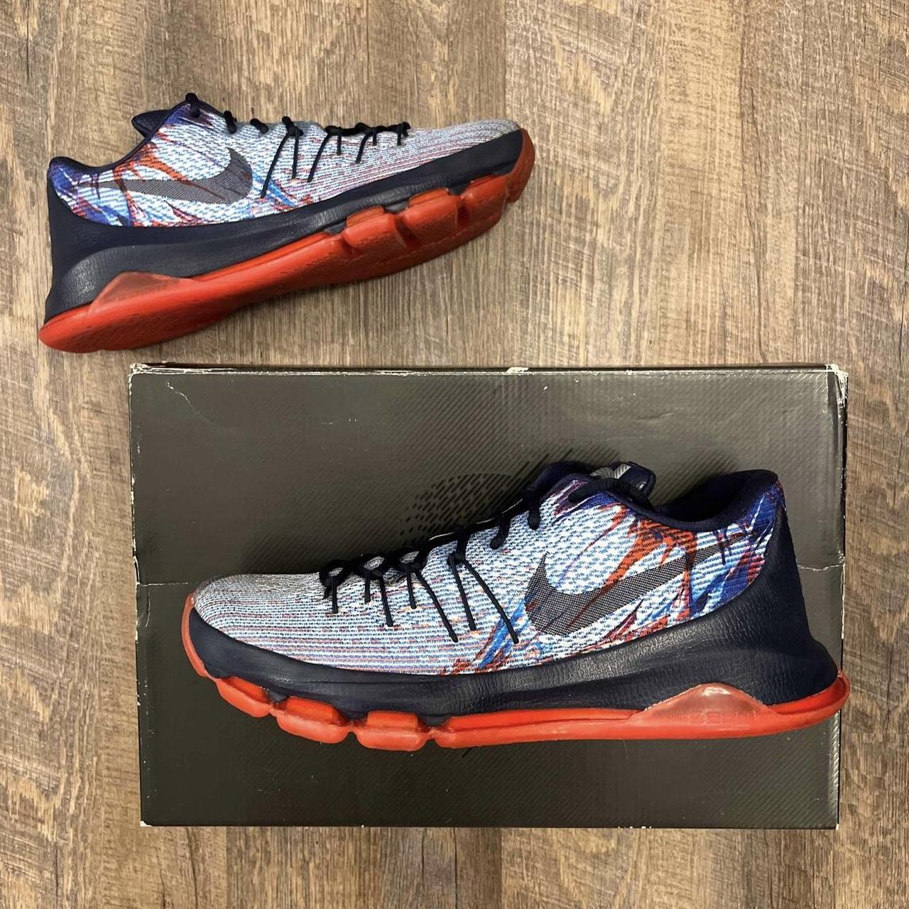 Nike KD 8 VIII Independence Day USA Blue Red Durant. Depop