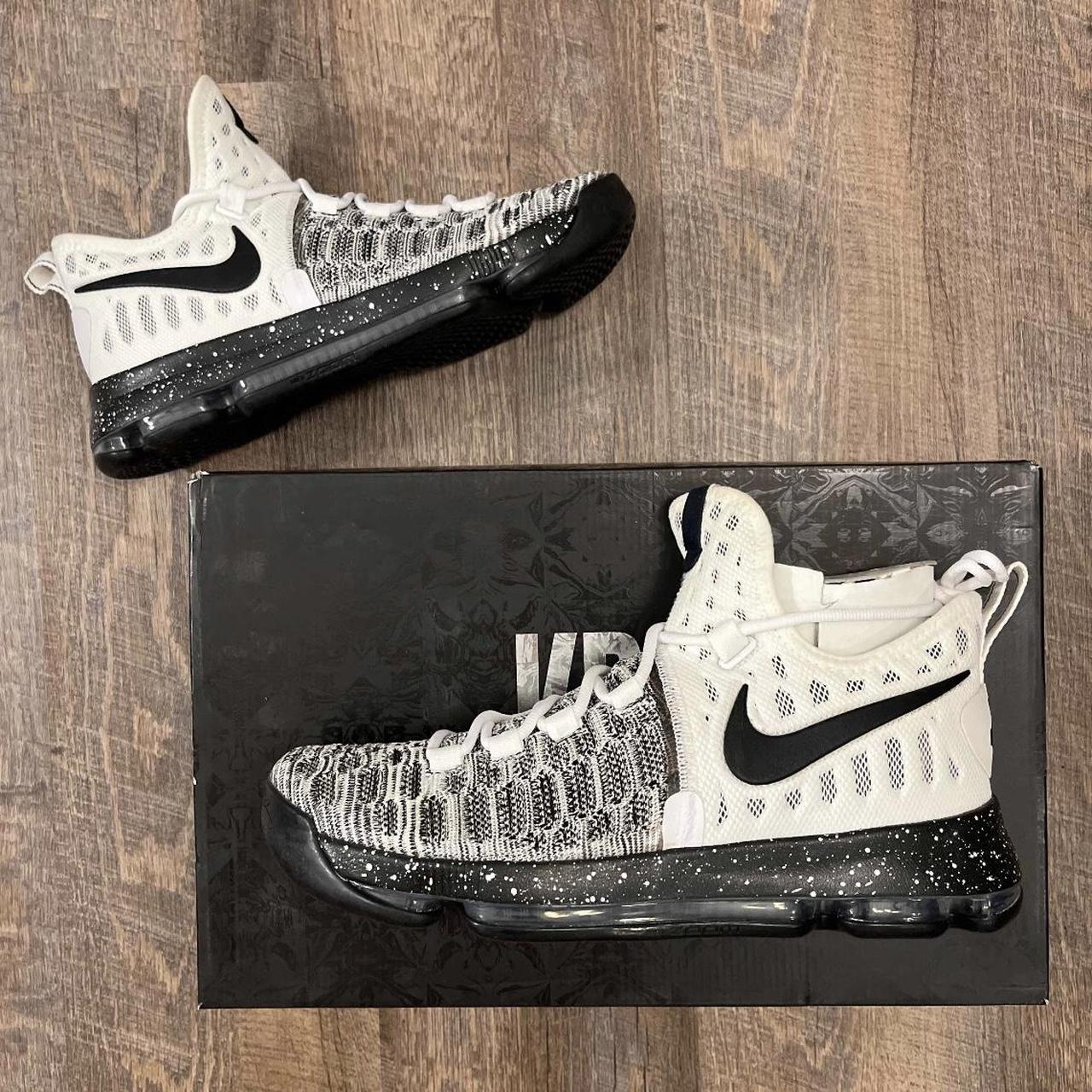 Nike Zoom KD 9 Oreo Black White Durant Size 10. Depop