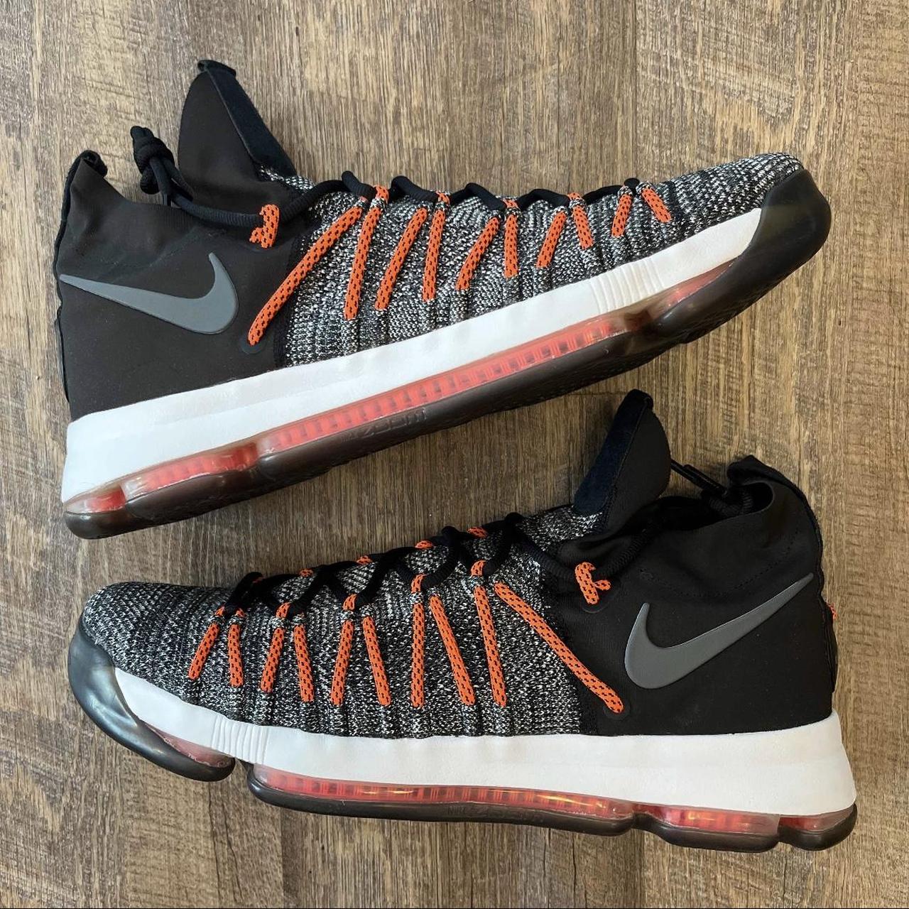 Nike KD 9 Elite Dark Grey Hyper Orange 2017 Durant. Depop