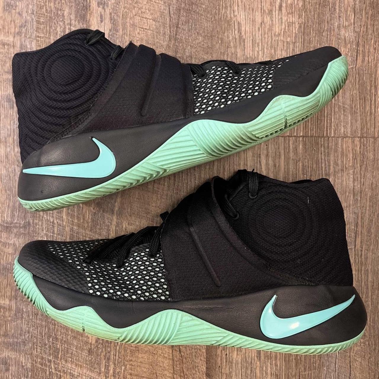 Nike Kyrie 2 Green Glow Black 2016 Irving Size 11.5... - Depop