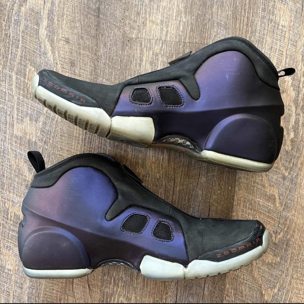Nike Air Flightposite 2 Eggplant Purple Black Size | Depop