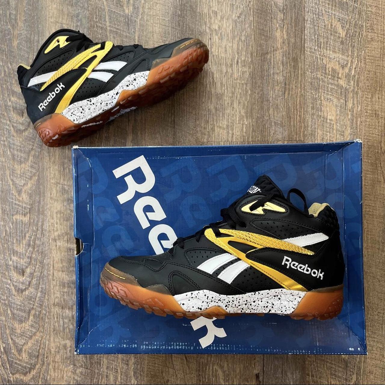 Reebok Scrimmage Mid Black Brass Preseason Size 9.5. Depop