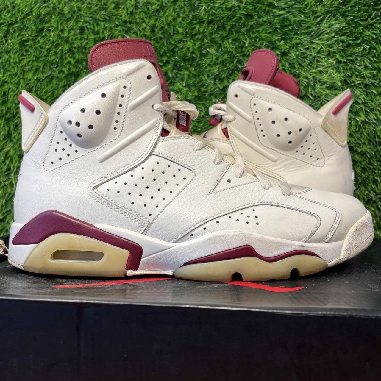 Nike good Air Jordan 6 retro maroon mens shoes