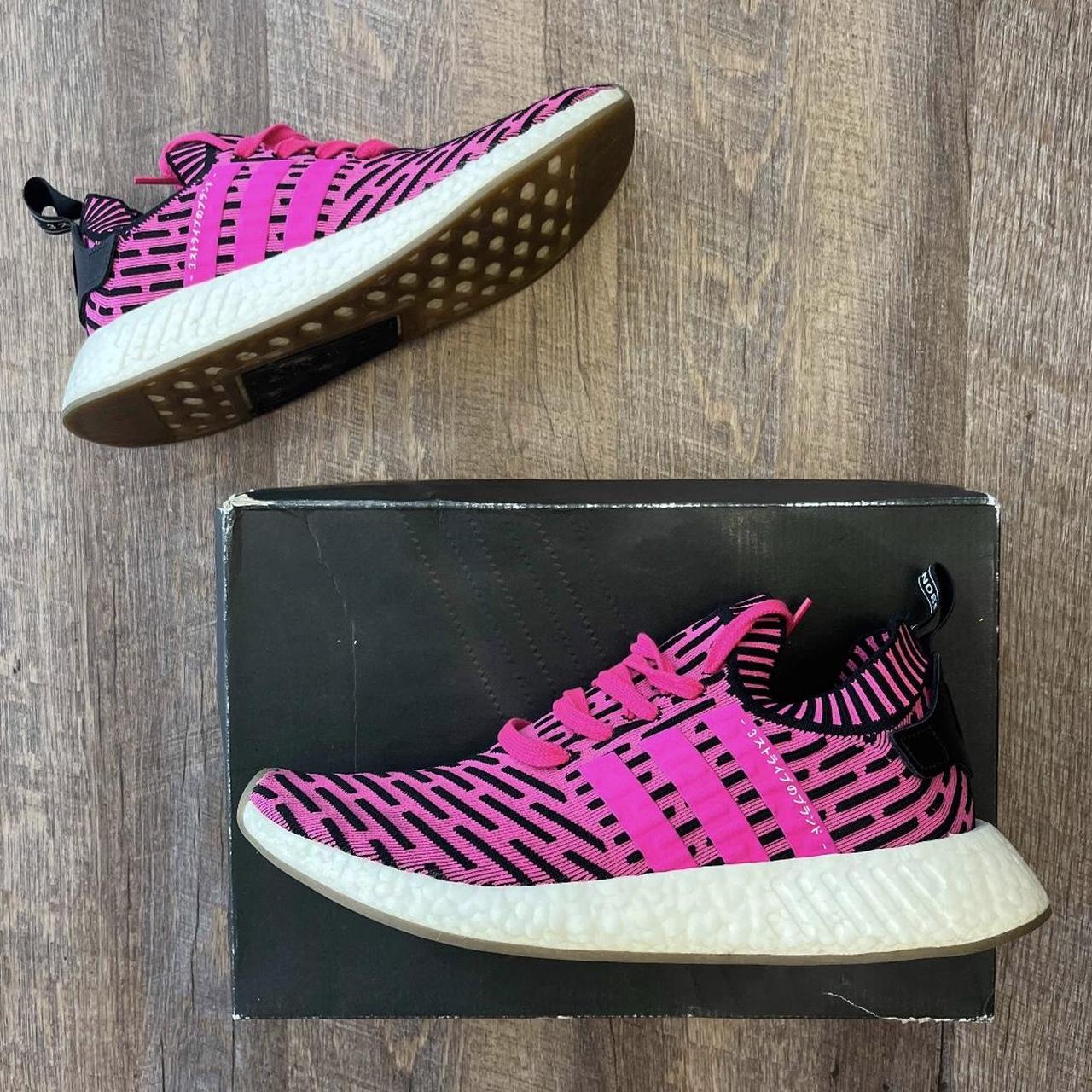 Pink adidas nmd r2 on sale