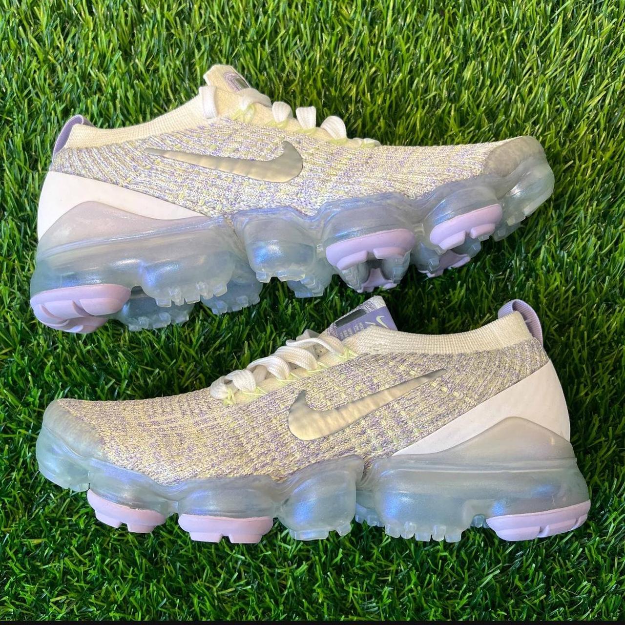 Nike Air Vapormax Flyknit 3 Barely Volt White Wmns. Depop