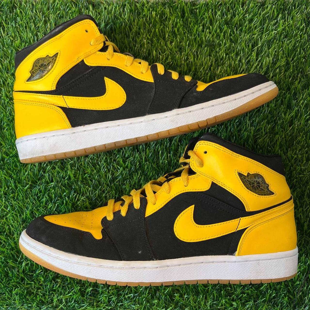 Air Jordan 1 Retro New Love 2007 BMP Yellow Black | Depop Air Jordan 1 Retro New Love 2007 BMP Yellow Black | Depop