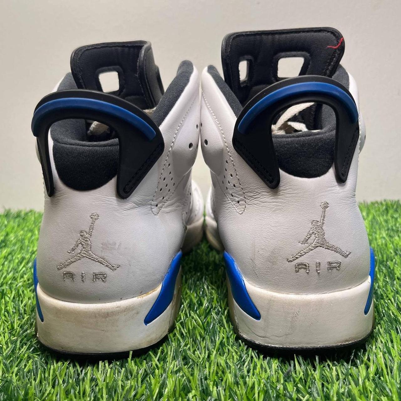 Nike Air Jordan 6 VI Retro Sport Blue 2014 White | Depop