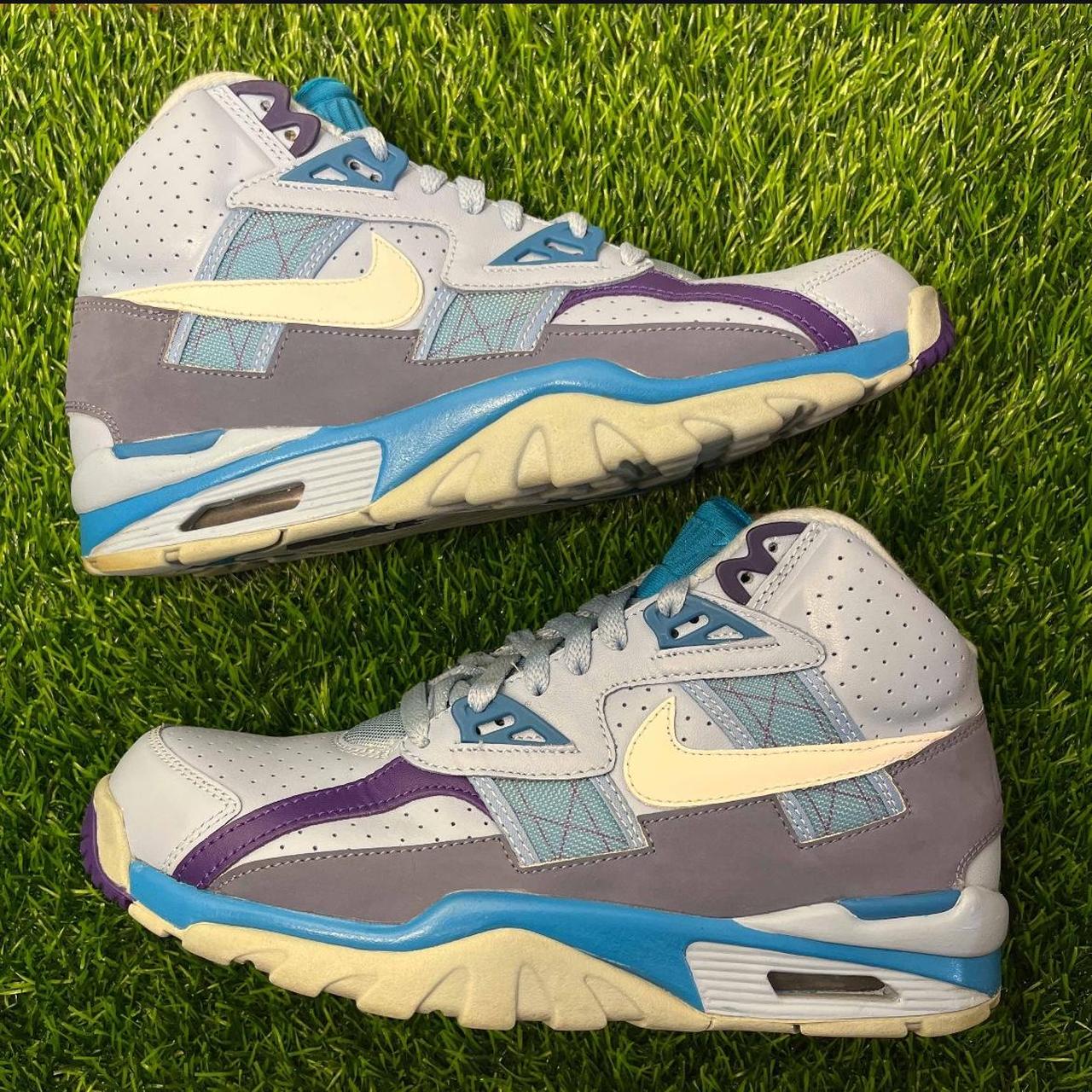 Nike Air Trainer SC High Leche Blue Bo Jackson Depop