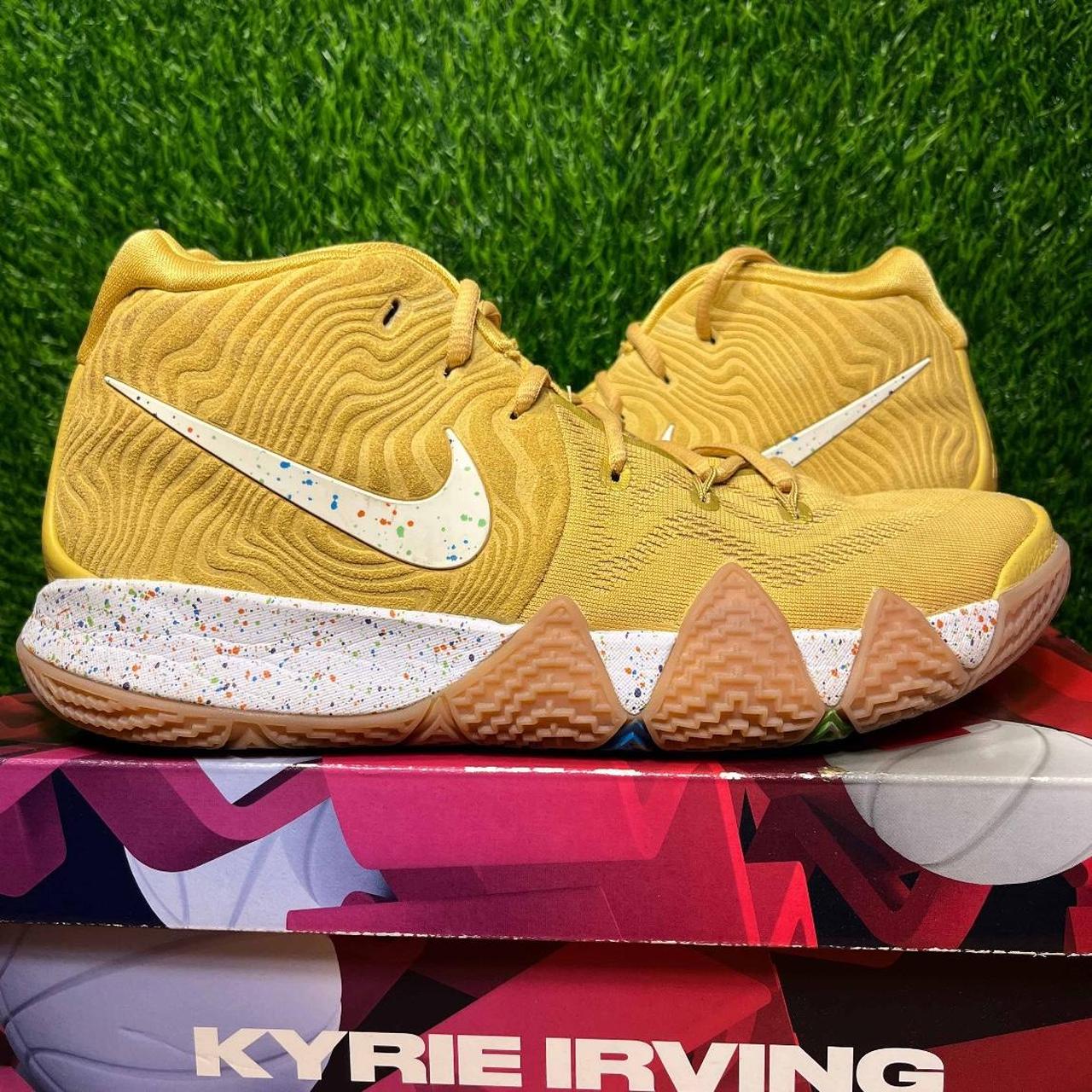 Nike Kyrie 4 Cinnamon Toast Crunch 2018 Size 9.5. Depop