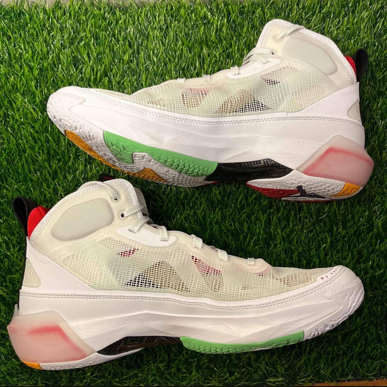 Air Jordan 37 XXXVⅡ HARE Nike Air Jordan XXXVII 37 White/Multi Hare Mens Basketball
