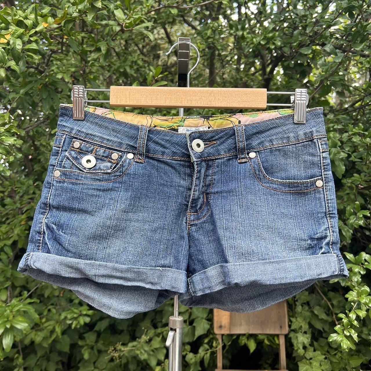 cutest denim short shorts brand: valley girl... - Depop