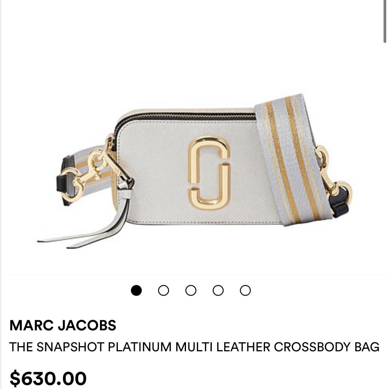 Marc Jacobs snapshot bag color White Straps can be - Depop