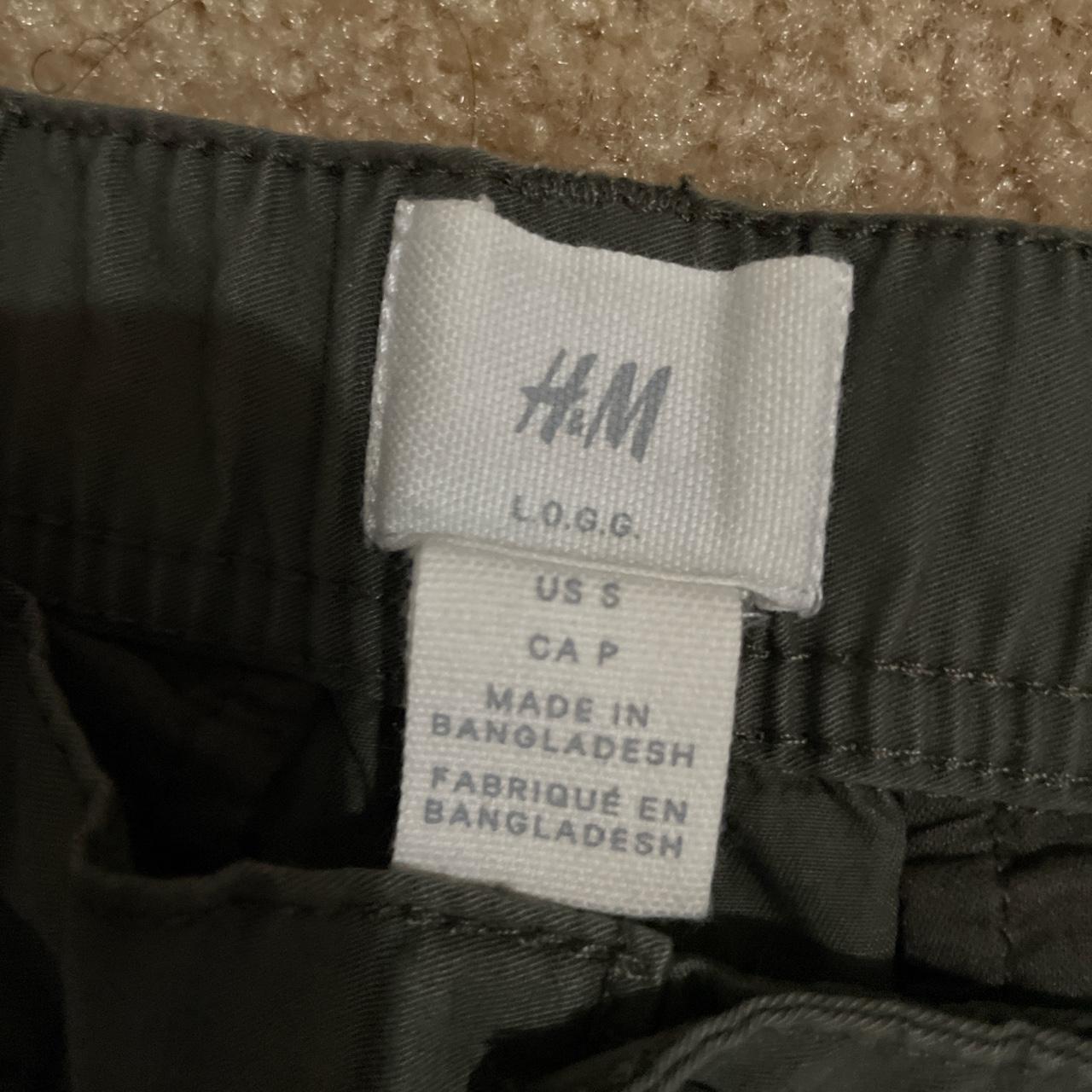 H&M Men's Green Shorts Depop