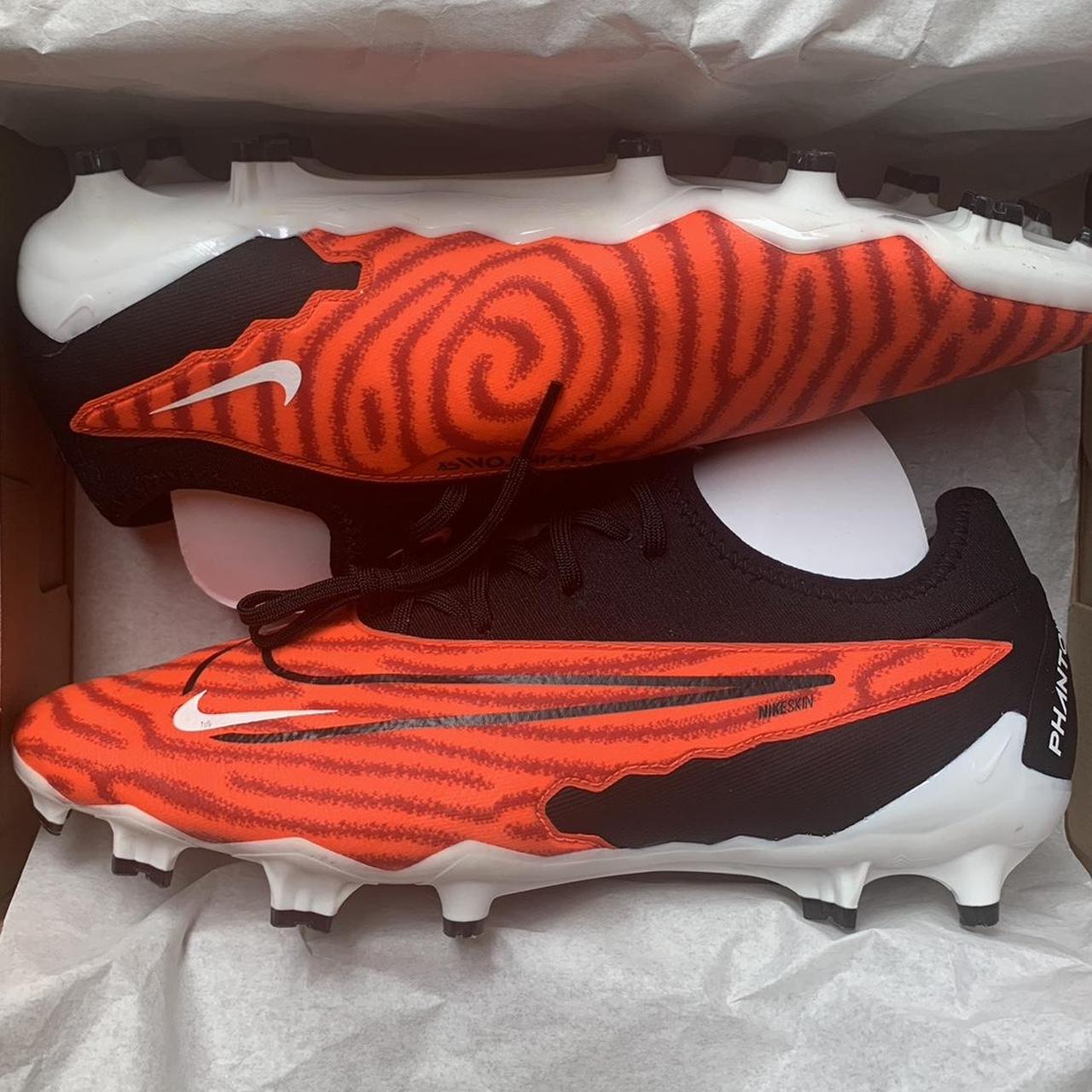 Nike Alpha Menace Elite Football Cleats red black - Depop