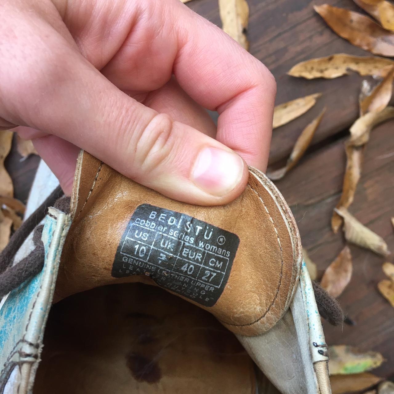 Bed Stu leather oxfords/saddle shoes. Worn in good... Depop