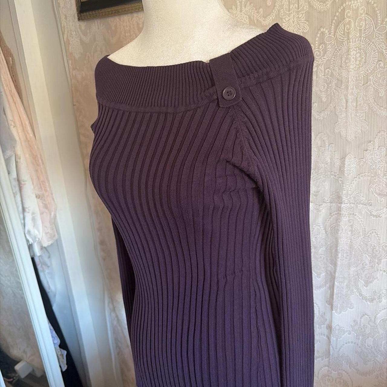 Hooked up by iot women's vintage purple y2_k whimsygoth jumper